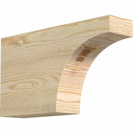 Ekena Millwork Huntington Rough Sawn Rafter Tail, Douglas Fir, 4"W x 10"H x 18"L RFT04X10X18HUN00RDF